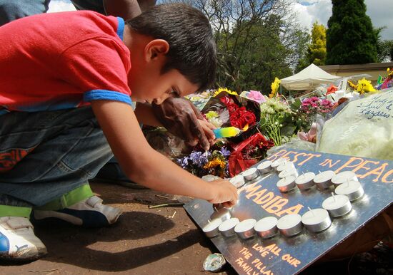 South Africa bids farewell to Nelson Mandela