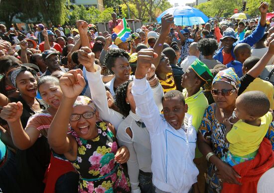 South Africa bids farewell to Nelson Mandela