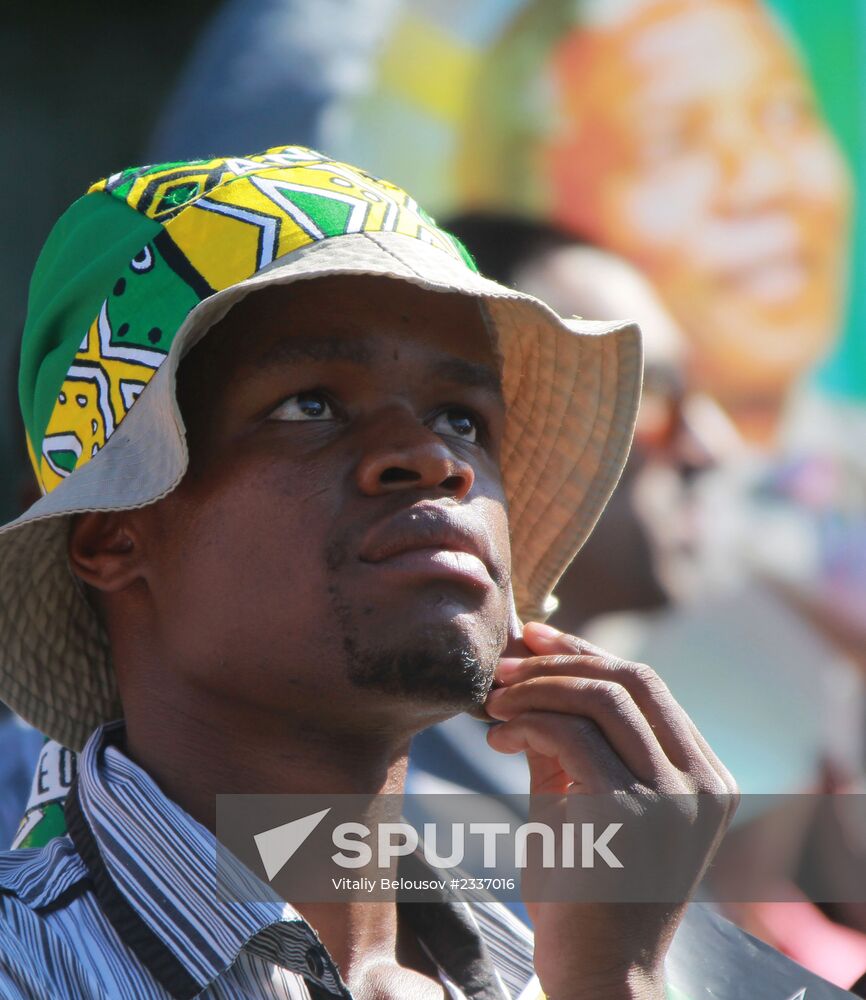 South Africa bids farewell to Nelson Mandela