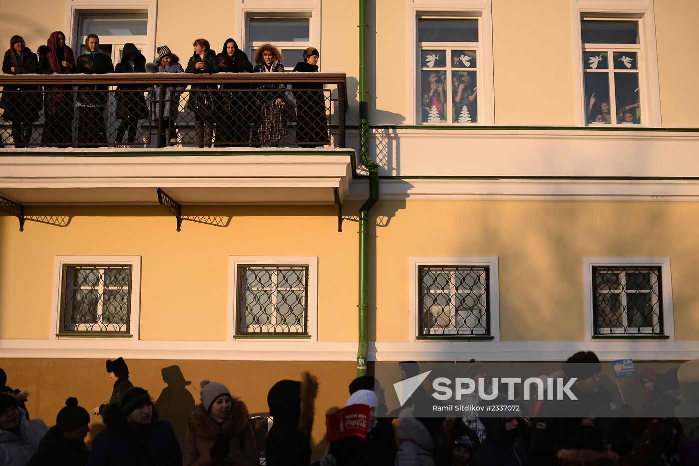 Olympic torch relay. Tobolsk