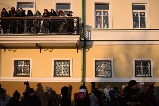 Olympic torch relay. Tobolsk