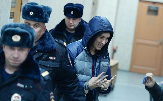 Court hearing of Roman Chumakov case