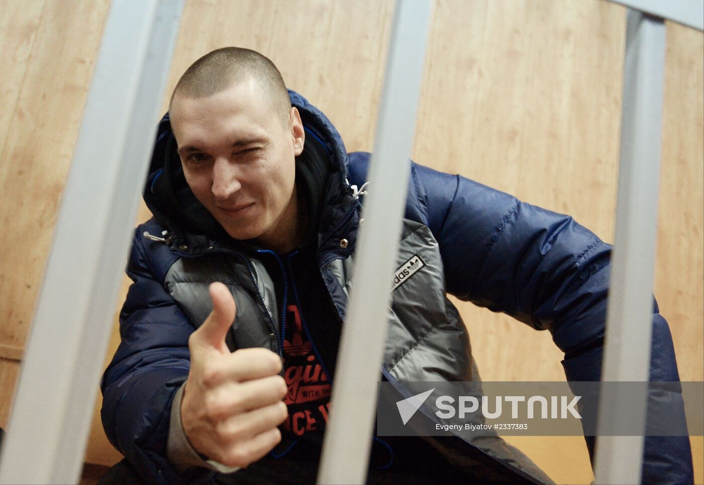 Court hearing of Roman Chumakov case