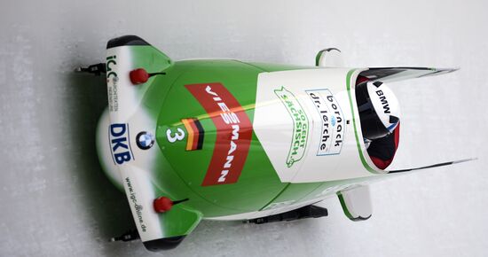 Bobsleigh World Cup. Stage 4. Two-woman race