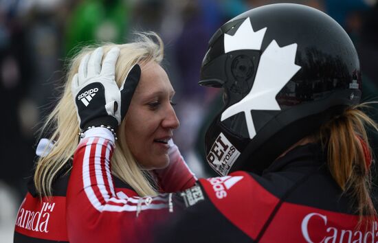 Bobsleigh World Cup. Stage 4. Two-woman race