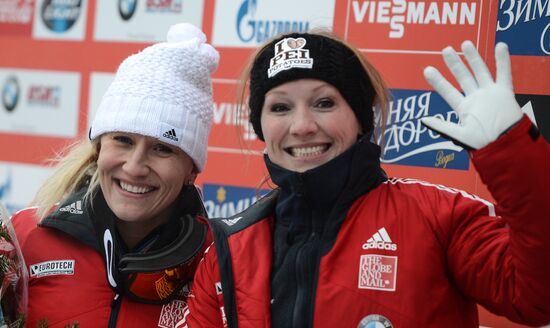 Bobsleigh World Cup. Stage 4. Two-woman race