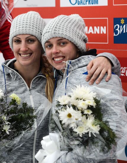 Bobsleigh World Cup. Stage 4. Two-woman race
