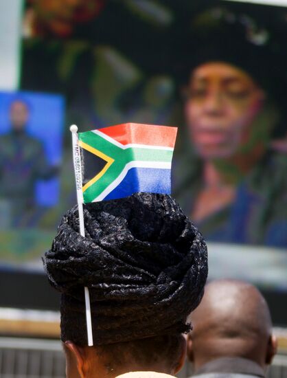 Funeral of former South African President Nelson Mandela