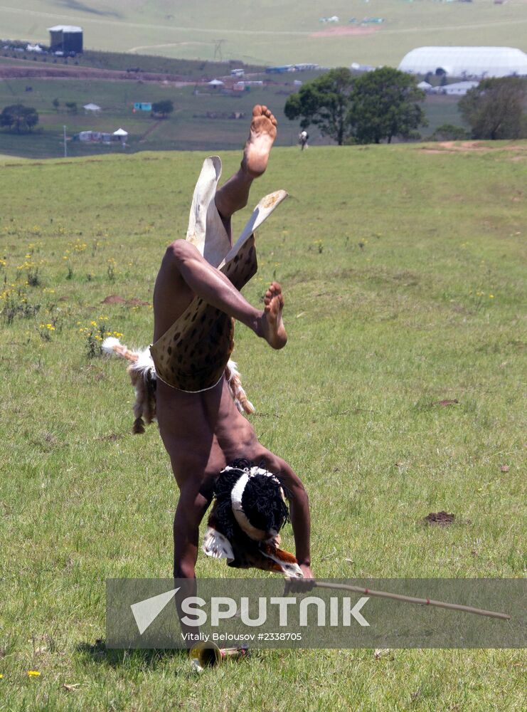 Funeral of former South African President Nelson Mandela