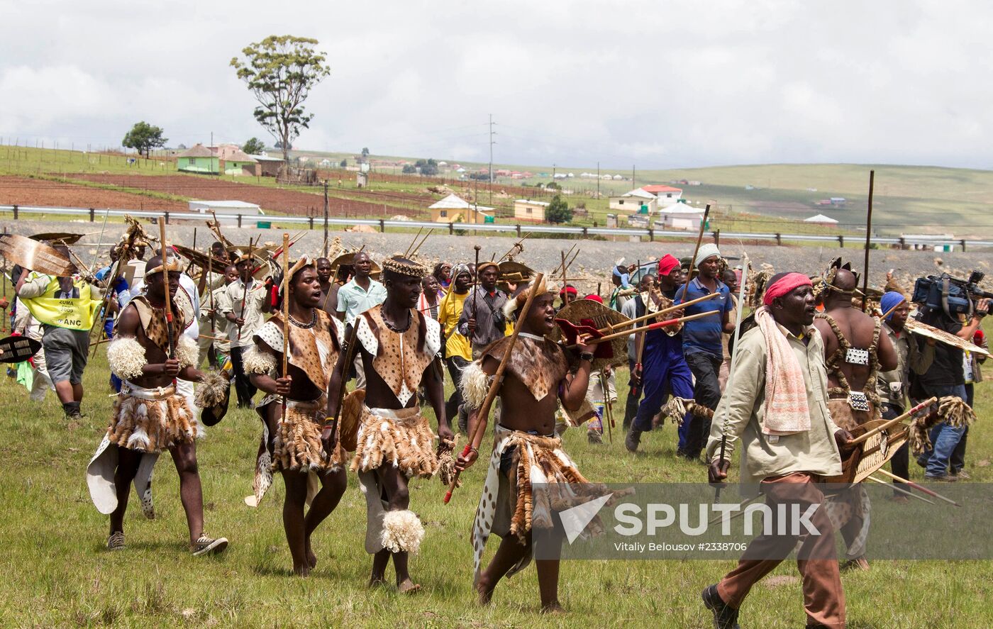Funeral of former South African President Nelson Mandela