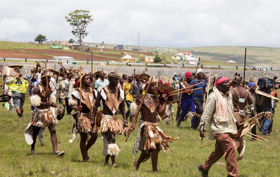 Funeral of former South African President Nelson Mandela