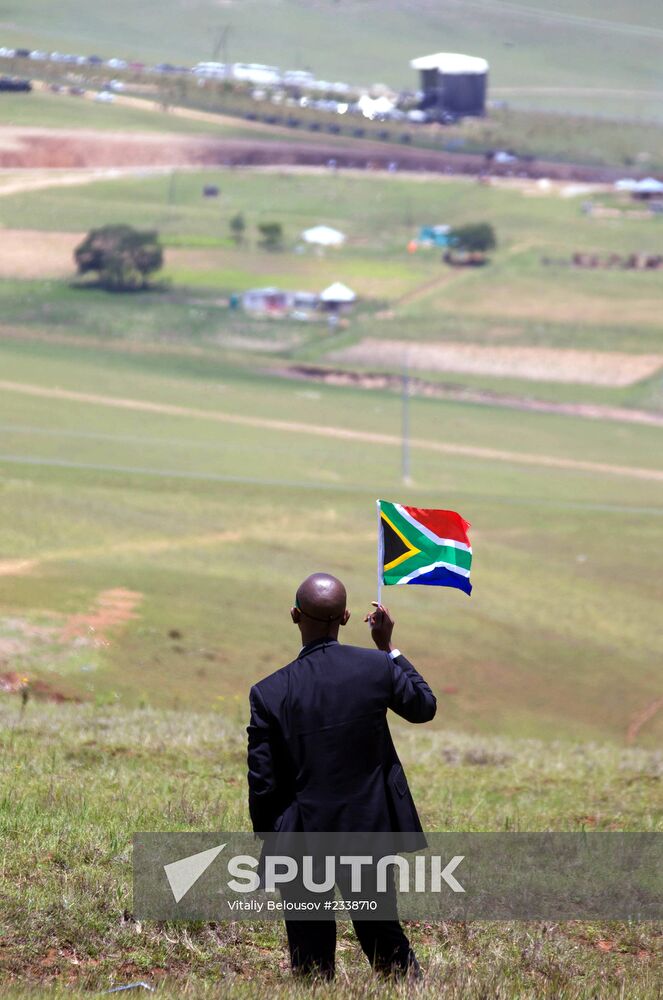 Funeral of former South African President Nelson Mandela