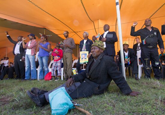 Funeral of former South African President Nelson Mandela
