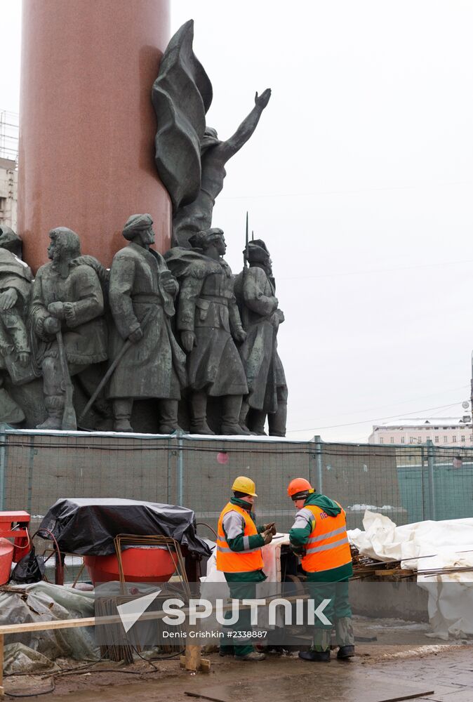Major repairs at Oktyabrsky Transport Tunnel