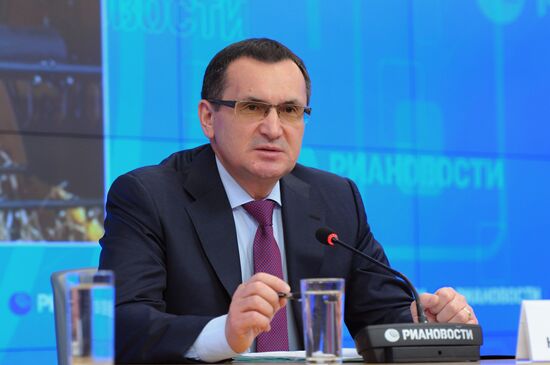 News conference by Russian Agriculture Minister Nikolai Fyodorov