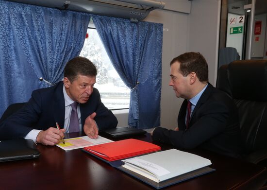 Dmitry Medvedev's working visit to Southern Federal District