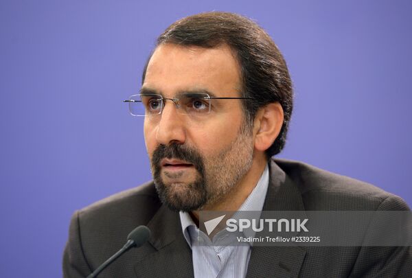 Press conference by Iranian ambassador Mehdi Sanai to Russia