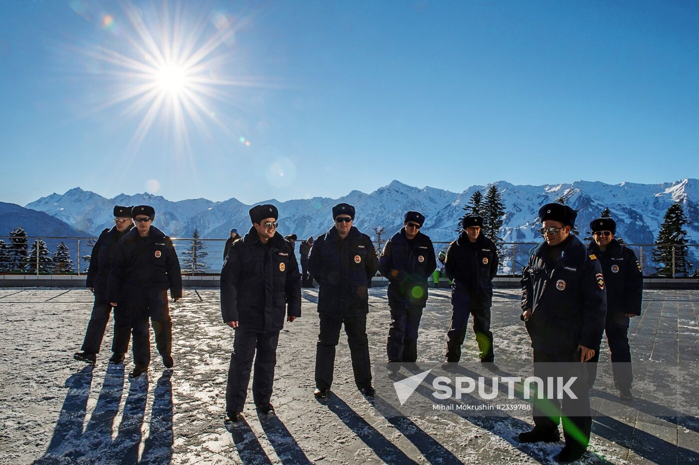 Sports venues in Olympic Games mountain cluster in Sochi