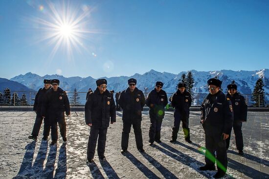 Sports venues in Olympic Games mountain cluster in Sochi
