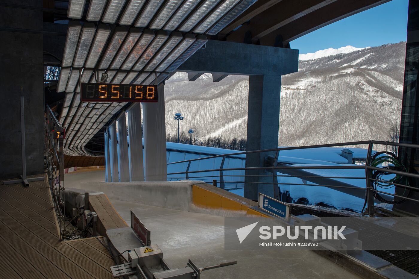 Sports venues in Olympic Games mountain cluster in Sochi