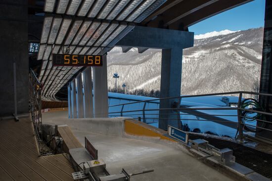 Sports venues in Olympic Games mountain cluster in Sochi