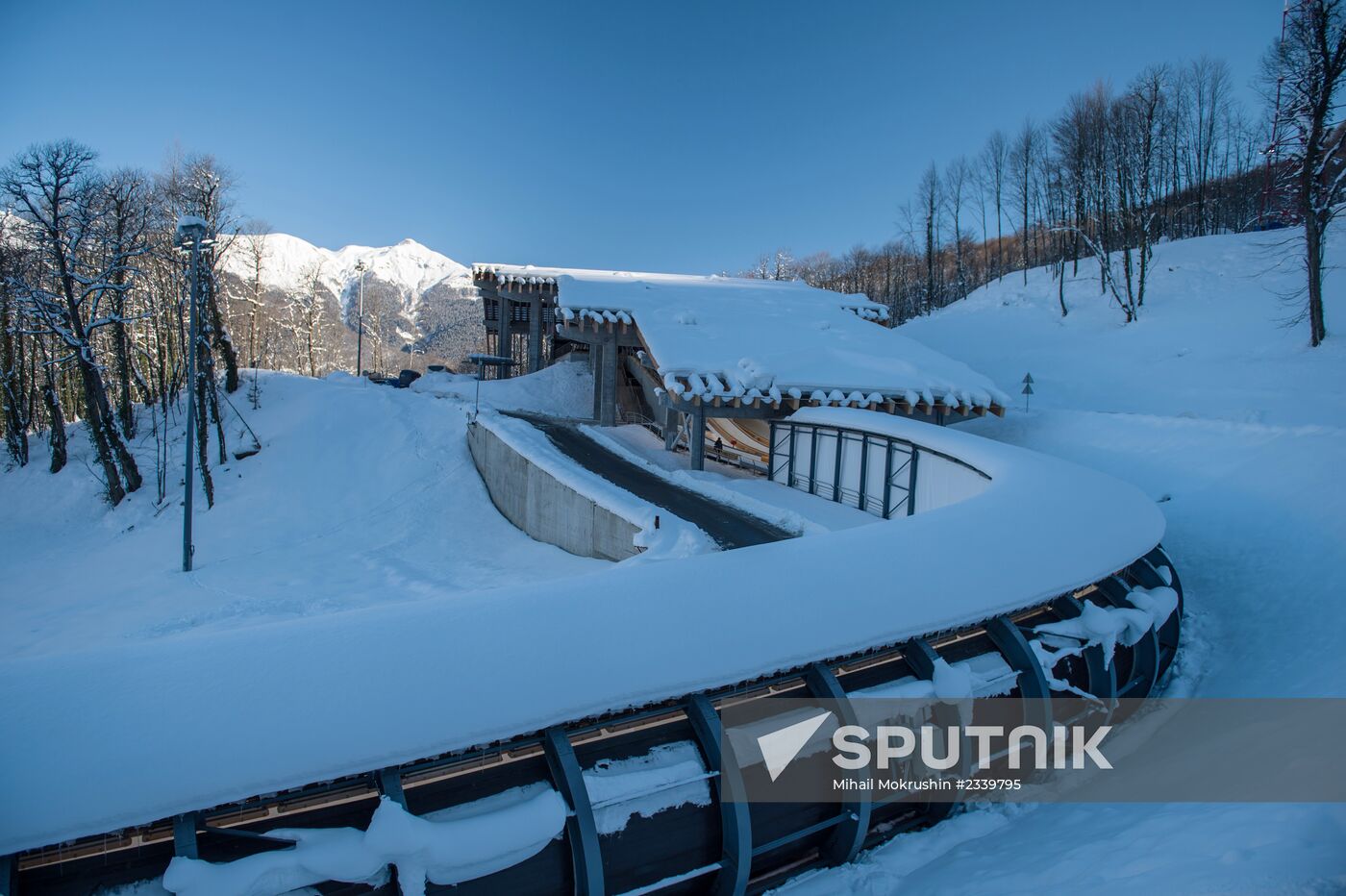 Sports venues in Olympic Games mountain cluster in Sochi
