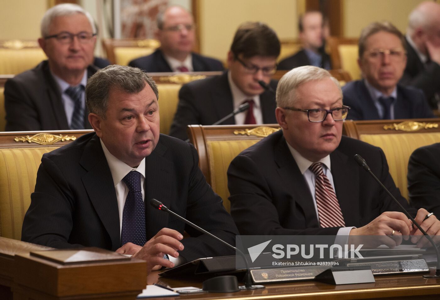 Dmitry Medvedev holds Government meeting