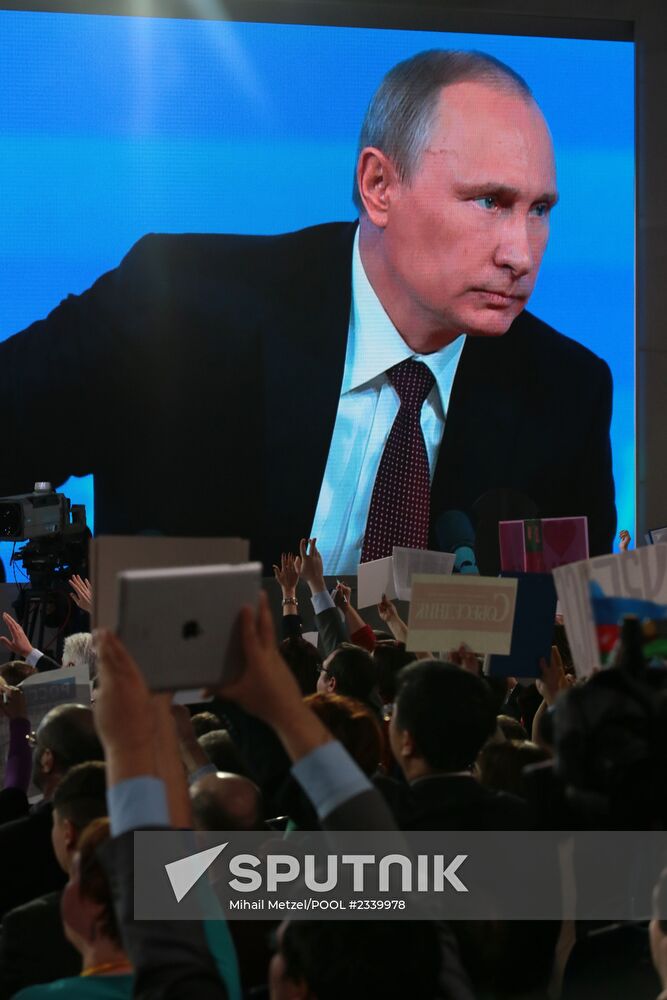 Q&A session by President Vladimir Putin