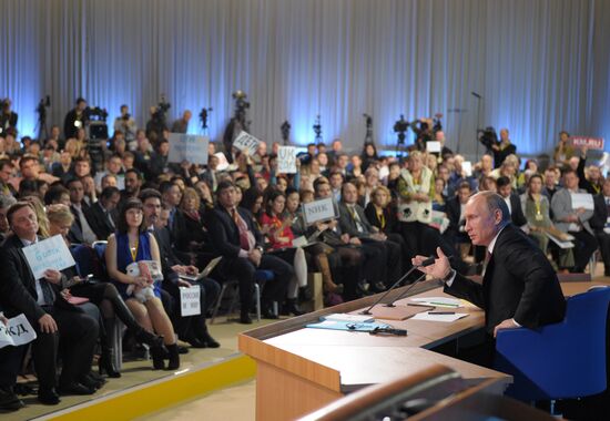 Q&A session by President Vladimir Putin