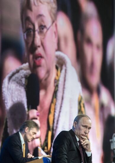 Q&A session by President Vladimir Putin
