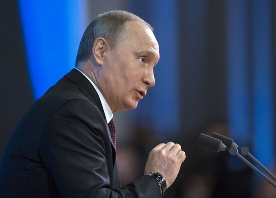 Q&A session by President Vladimir Putin