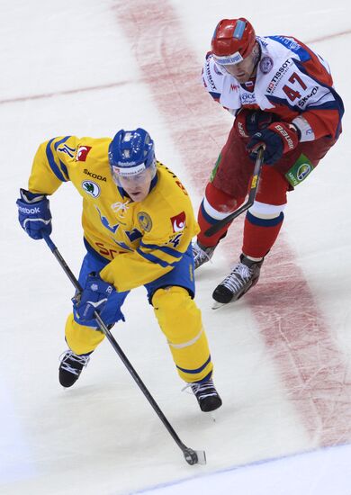 Ice Hockey. Channel One Cup. Sweden vs. Russia