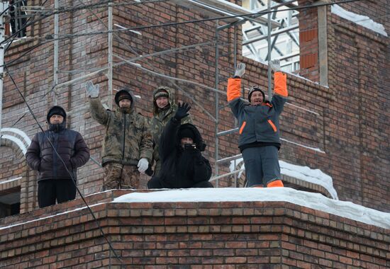 Olympic Torch Relay. Ufa. Day One