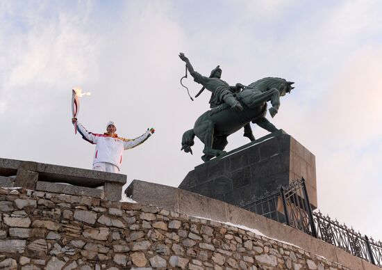 Olympic Torch Relay. Ufa. Day One