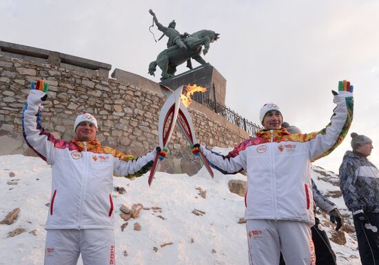 Olympic Torch Relay. Ufa. Day One