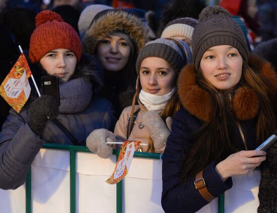 Olympic Torch Relay. Ufa. Day One