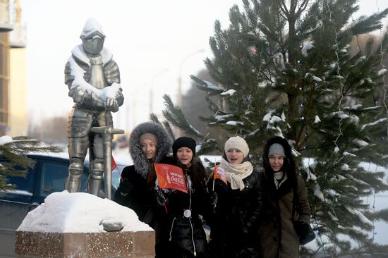 Olympic Torch Relay. Ufa. Day One