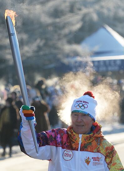 Olympic Torch Relay. Ufa. Day One