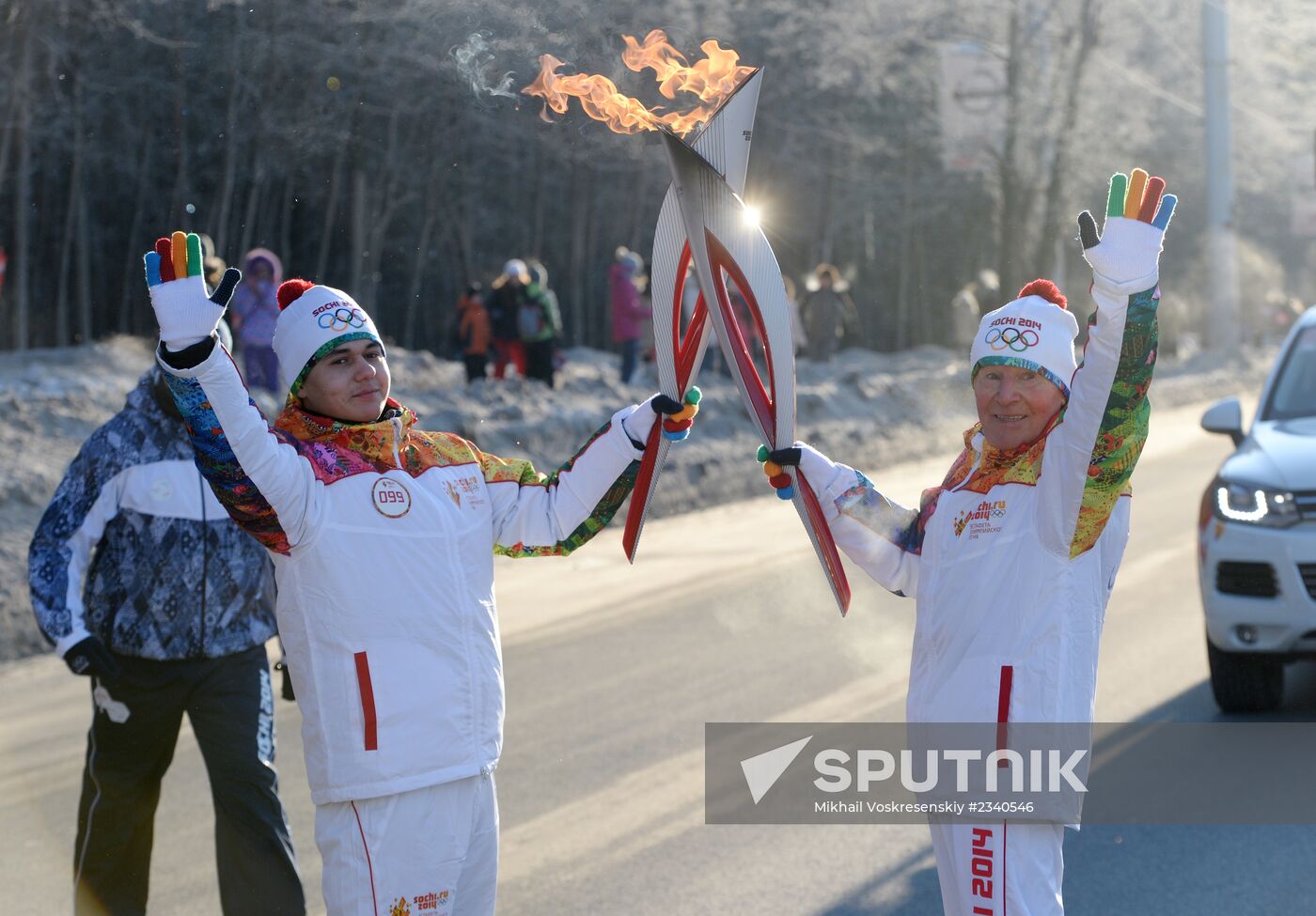 Olympic Torch Relay. Ufa. Day One