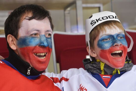 Ice Hockey Channel One Cup. Russia vs. Finland