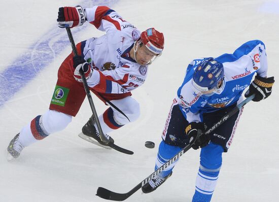 Ice hockey. Channel One Cup. Russia vs Finland