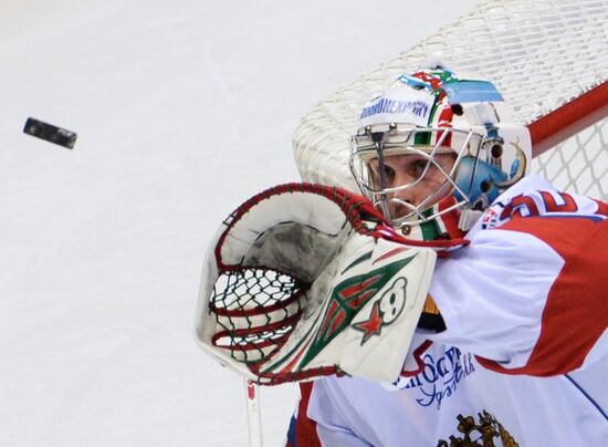 Ice hockey. Channel One Cup. Russia vs Finland