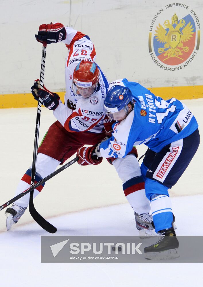Hockey. Channel One Cup. Russia vs. Finland