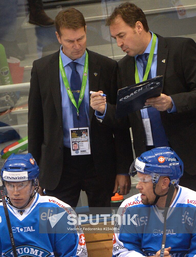 Channel One Cup. Russia vs. Finland