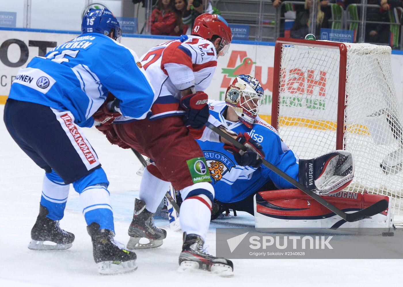 Channel One Cup. Russia vs. Finland