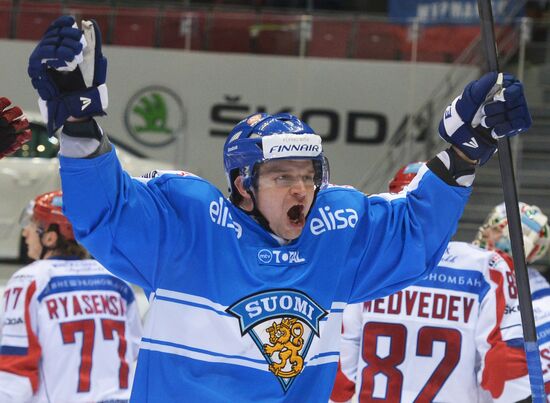 Hockey. Channel One Cup. Russia vs. Finland