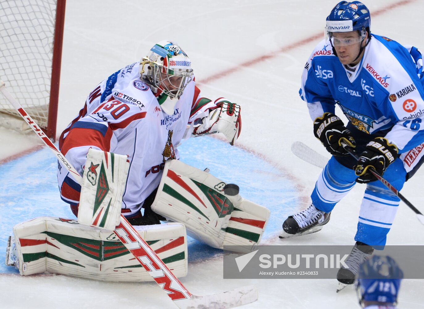 Hockey. Channel One Cup. Russia vs. Finland