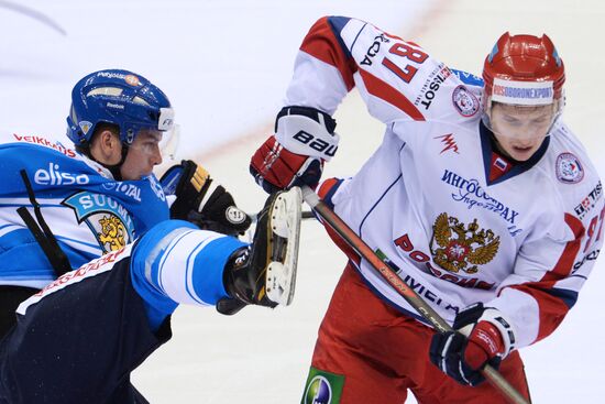 Hockey. Channel One Cup. Russia vs. Finland