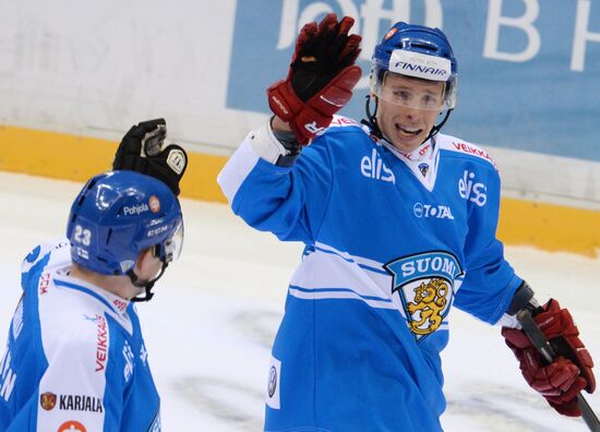 Hockey. Channel One Cup. Russia vs. Finland