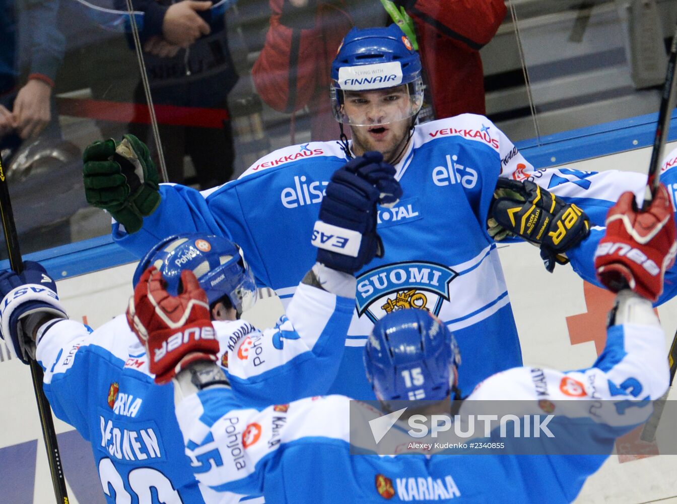 Hockey. Channel One Cup. Russia vs. Finland